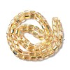 Electroplate Glass Beads Strands EGLA-D031-01-19-2