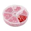 1Box ABS Plastic Imitation Pearl Dome Cabochons SACR-JP0001-01-2