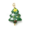 Christmas Handmade Lampwork Pendants STAS-C147-03B-1