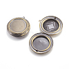 Brass Locket Pendants LS-KK-P177-01AB-3
