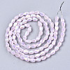 Electroplate Glass Beads Strands EGLA-S194-02A-B02-2