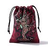 Velvet Jewelry Drawstring Pouches TP-C004-01C-3