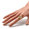 Natural Green Aventurine Finger Ring for Girl Women X1-RJEW-TA00012-1-3