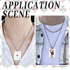 SUNNYCLUE 12Pcs 6 Style Printed Acrylic Pendants SACR-SC0001-08-5