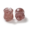 Natural Strawberry Quartz Beads G-G109-01E-2