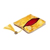 Chinese Brocade Tassel Zipper Jewelry Bag Gift Pouch ABAG-F005-02-3