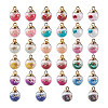 Kissitty Transparent Glass Globe Pendants GLAA-KS0001-02-10