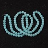 Imitation Jade Glass Beads Strands DGLA-S076-8mm-19-3