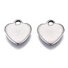 201 Stainless Steel Charms STAS-R116-012D-P-2