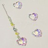 12Pcs Glass Pendants GLAA-SP0001-43-7