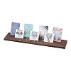 3-Slot Wooden Earring Display Stands ODIS-WH0029-60-WH-1