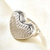 304 Stainless Steel Adjustable Finger Ring RJEW-H244-06P-3