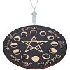 CREATCABIN DIY Star Pattern Pendulum Board Dowsing Divination Making Kit DIY-CN0002-36-1