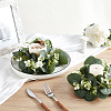Spun Silk Cloth with PE Plastic Garland for Candle AJEW-WH0314-804B-4