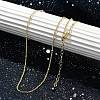 Rack Plating Brass Satellite Chain Necklaces for Women NJEW-H049-01G-1