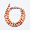 Natural Imperial Jasper Beads Strands G-A175B-8mm-07-2