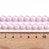 Baking Painted Pearlized Glass Pearl Bead Strands HY-N002-8mm-C03-5