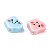 Printed Handmade Porcelain Beads PORC-A031-11-2