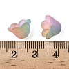 Frosted Glass Bead Cap FGLA-C001-01G-3