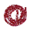 Electroplate Opaque Glass Beads Strands LS-EGLA-Q139-01A-C11-2