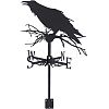 Crow Iron Wind Direction Indicator AJEW-WH0034-65-1