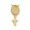 Brass Charms KK-B059-53G-3