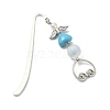 3 Colors Alloy Hook Bookmarks AJEW-JK00237-3