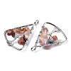 Natural Carnelian/Red Agate Big Pendants G-T133-P03E-2