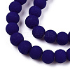 Opaque Glass Beads Strands X-GLAA-T032-P4mm-MD03-2