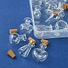 15Pcs 15 Styles Mini High Borosilicate Glass Bottle Bead Containers BOTT-YW0001-01-2