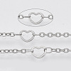 Tarnish Resistant 304 Stainless Steel Cable Chains STAS-R100-12-1