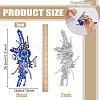 Flower Resin Rhinestone Decorative Corsages for Clothing Accessories PATC-WH0021-064D-2