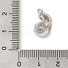 Brass Micro Pave Cubic Zirconia Pendants KK-C072-31P-3