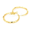 Brass Hoop Earrings EJEW-F273-03G-2