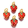 Alloy Enamel Charms ENAM-N056-038B-2