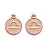 Alloy Enamel Pendants ENAM-S124-01B-10K-1