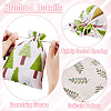 20Pcs 4 Styles Polycotton(Polyester Cotton) Packing Pouches Drawstring Bags ABAG-TA0002-09-5