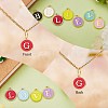 120Pcs 12 Colors Golden Plated Alloy Charms ENAM-SZ0001-64G-7