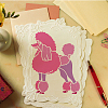 Plastic Drawing Painting Stencils Templates DIY-WH0396-543-5