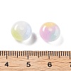 Two Tone Transparent Resin Beads RESI-S013-01B-2