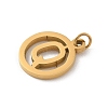 304 Stainless Steel Charms
with Jump Ring STAS-R001-02G-Q-2