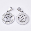 201 Stainless Steel Pendants STAS-N089-26P-2