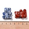 Natural Red Jasper/Unakite/Sodalite Carved Beads G-K383-06-3