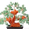 Natural Green Aventurine Chips Money Tree Bonsai Display Decorations DJEW-B007-08A-2