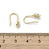 Brass Micro Pave Cubic Zirconia Earring Hooks KK-C048-13A-G-3