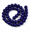 Opaque Solid Color Glass Beads Strands LS-GLAA-T032-P10mm-03-2