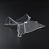 Transparent Acrylic Earring Display Stands EDIS-WH0016-042-2