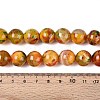 Dyed Natural Agate Beads Strands G-T142-04-5