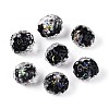 Handmade Foil Glass Beads FOIL-N029-10A-1