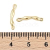 Brass Textured Stick Connector Charms KK-Q028-21G-3